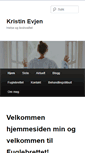 Mobile Screenshot of kristinevjen.no