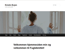 Tablet Screenshot of kristinevjen.no